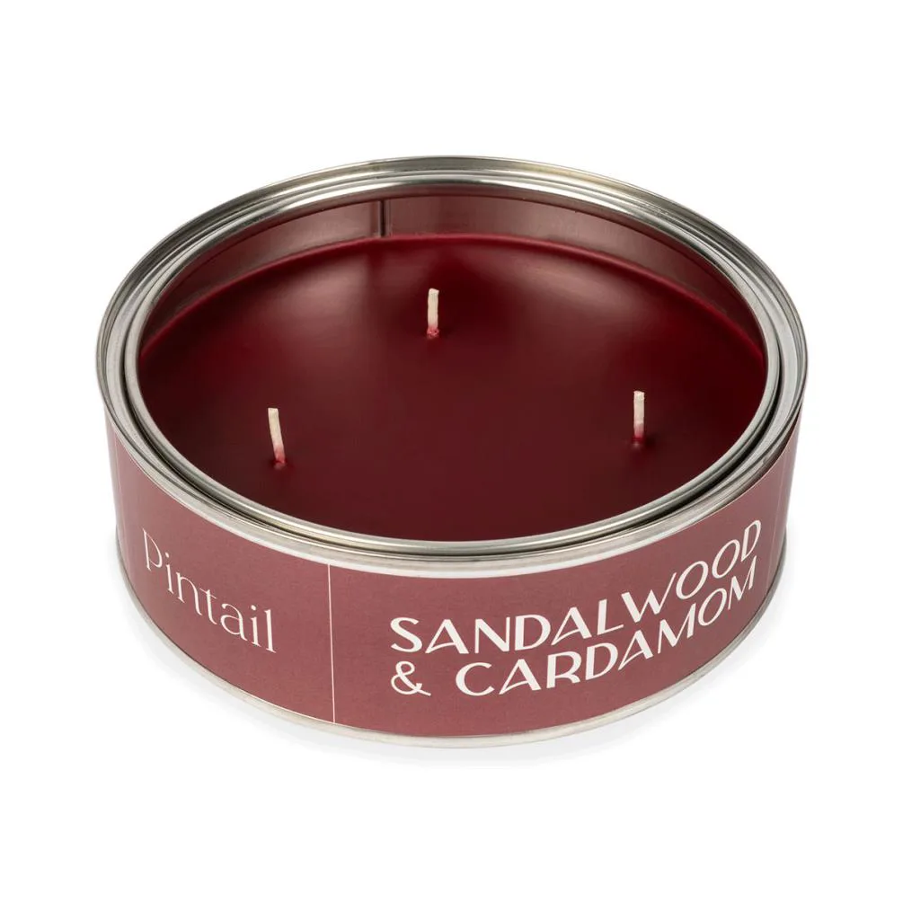 Pintail Candles Sandalwood & Cardamom Triple Wick Tin Candle Extra Image 2