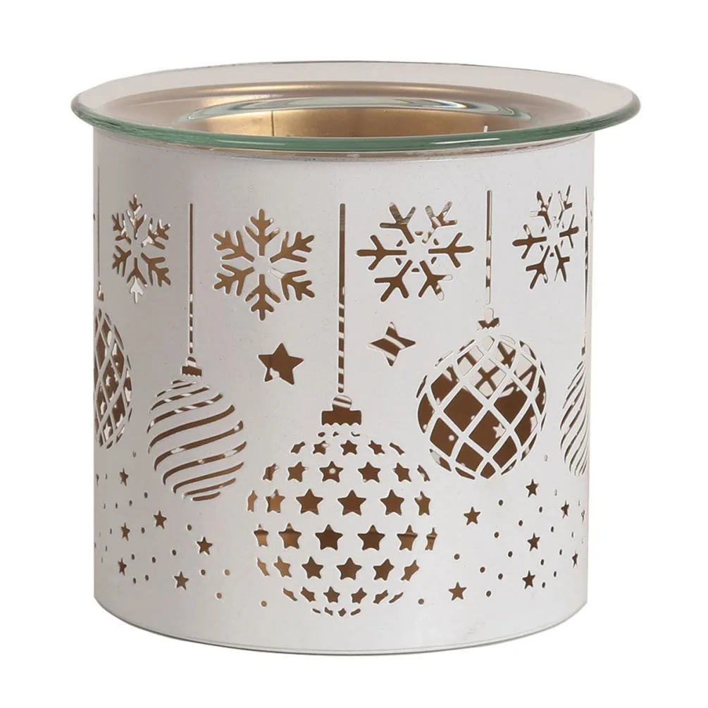 Aroma White Baubles Jar Sleeve & Wax Melt Warmer Extra Image 3