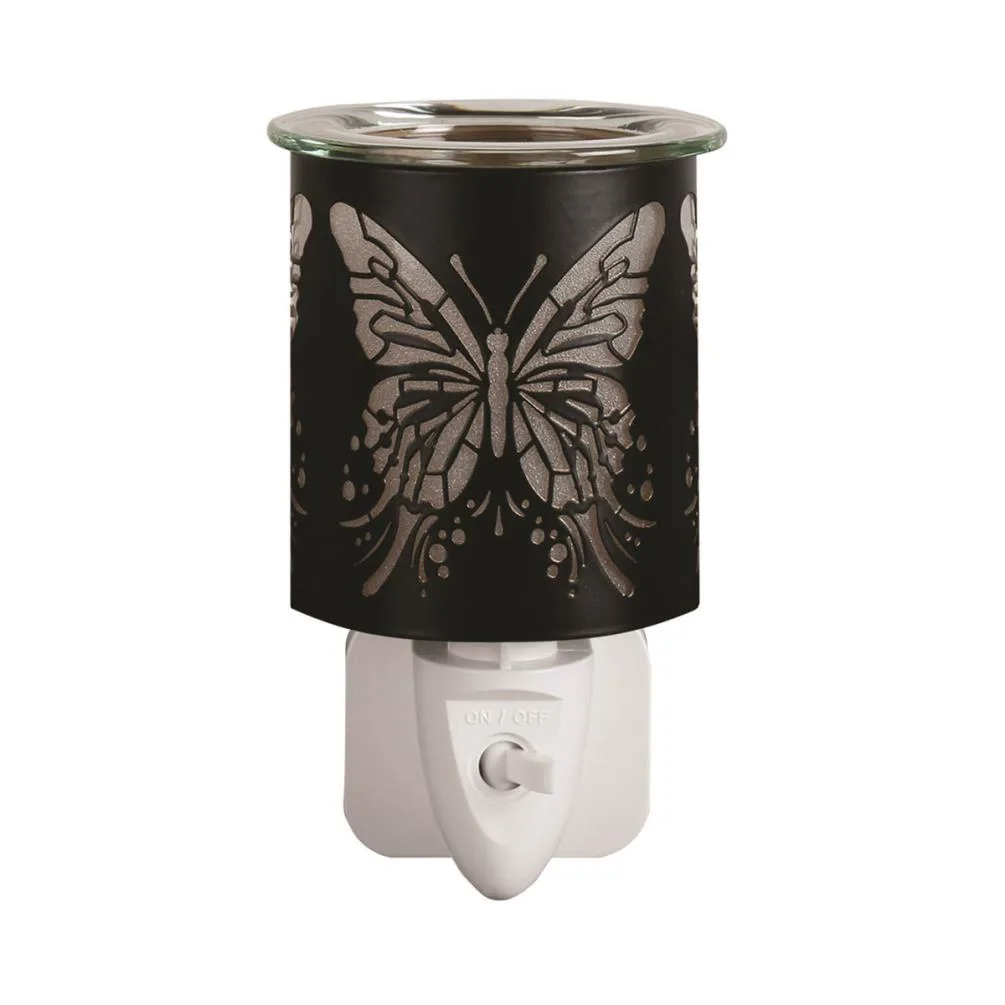 Aroma Black & Gold Large Butterfly Plug In Wax Melt Warmer Extra Image 1