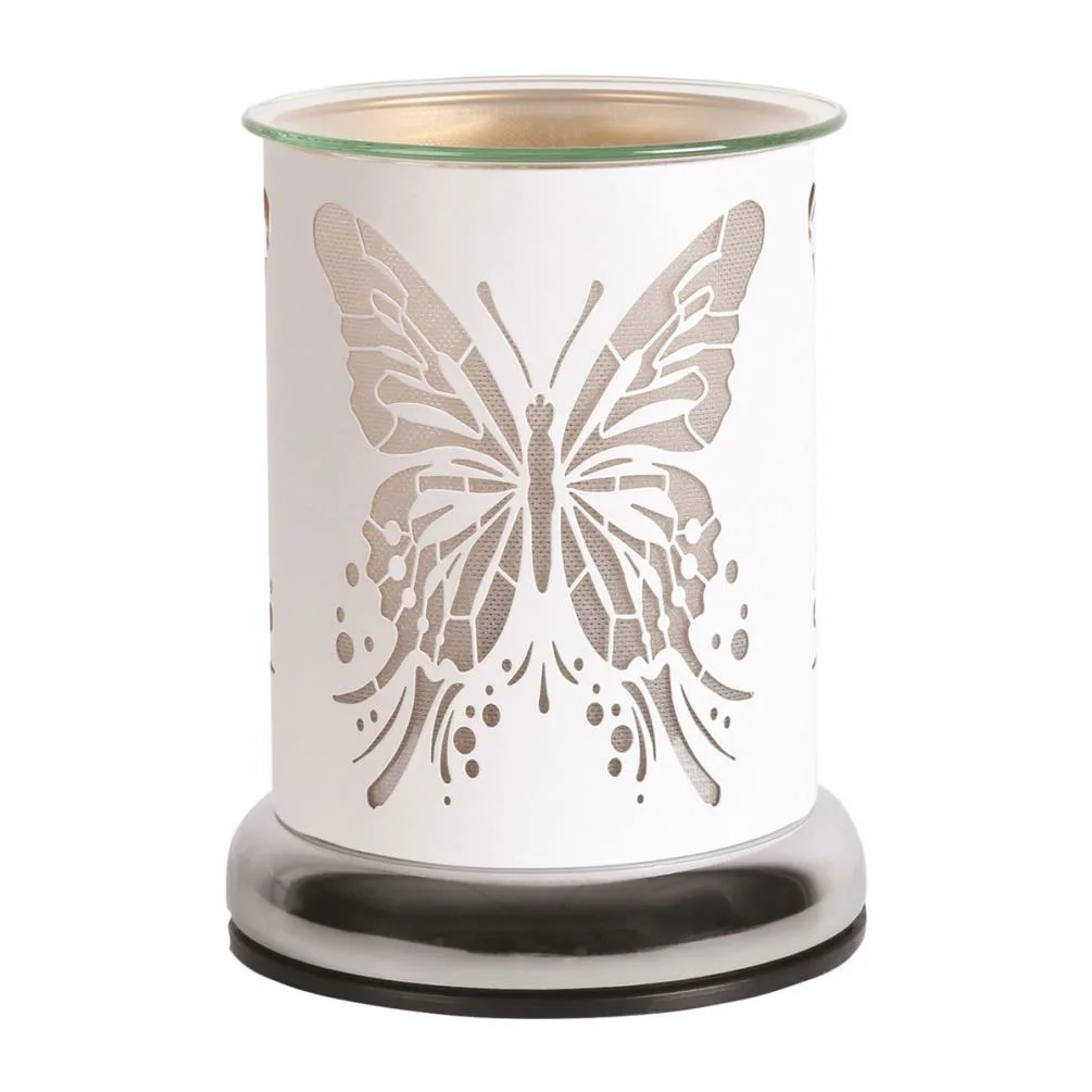 Aroma White Butterfly Touch Electric Wax Melt Warmer Extra Image 1