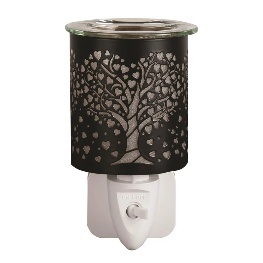 Aroma Black & Gold Heart Tree Plug In Wax Melt Warmer Extra Image 1