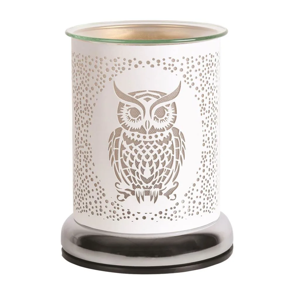 Aroma White Owl Touch Electric Wax Melt Warmer Extra Image 1