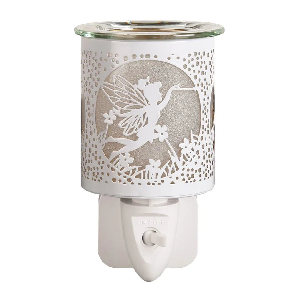 Aroma White & Gold Fairy Plug In Wax Melt Warmer Extra Image 1