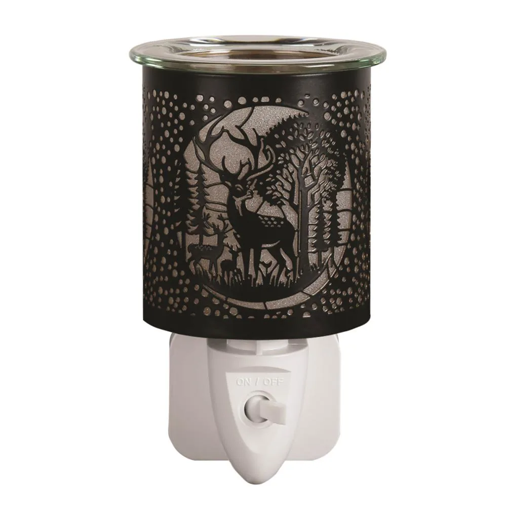 Aroma Black & Gold Deer Family Plug In Wax Melt Warmer Extra Image 1