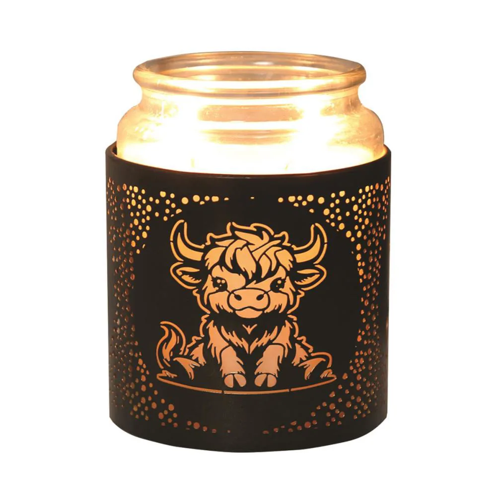 Aroma Black & Gold Highland Jar Sleeve & Wax Melt Warmer Extra Image 3