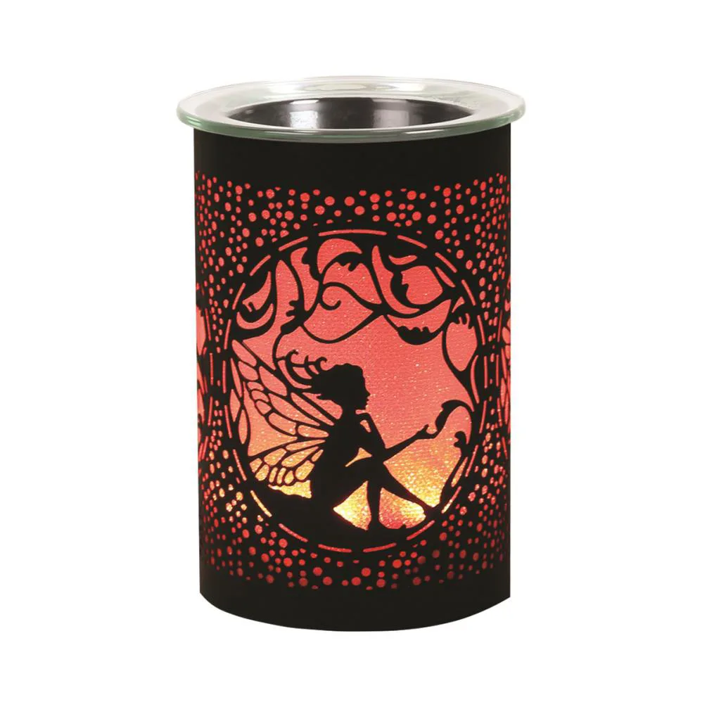 Aroma Black Sitting Fairy Colour Changing Electric Wax Melt Warmer Extra Image 1