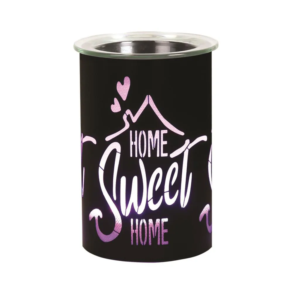 Aroma Black Home Sweet Home Colour Changing Electric Wax Melt Warmer Extra Image 2