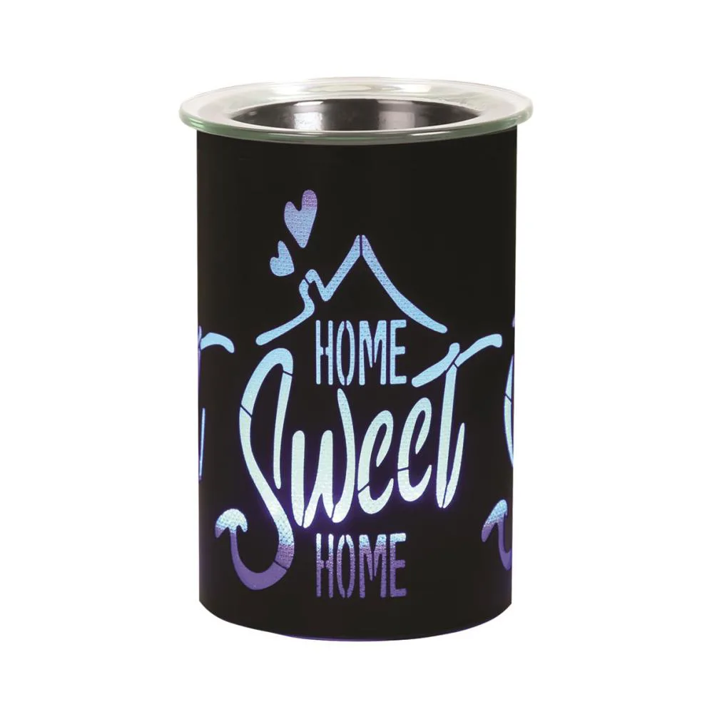 Aroma Black Home Sweet Home Colour Changing Electric Wax Melt Warmer Extra Image 3