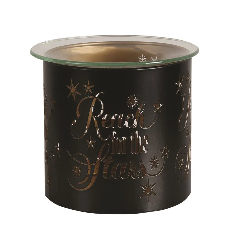 Aroma Black & Gold Reach for the Stars Jar Sleeve & Wax Melt Warmer Extra Image 1