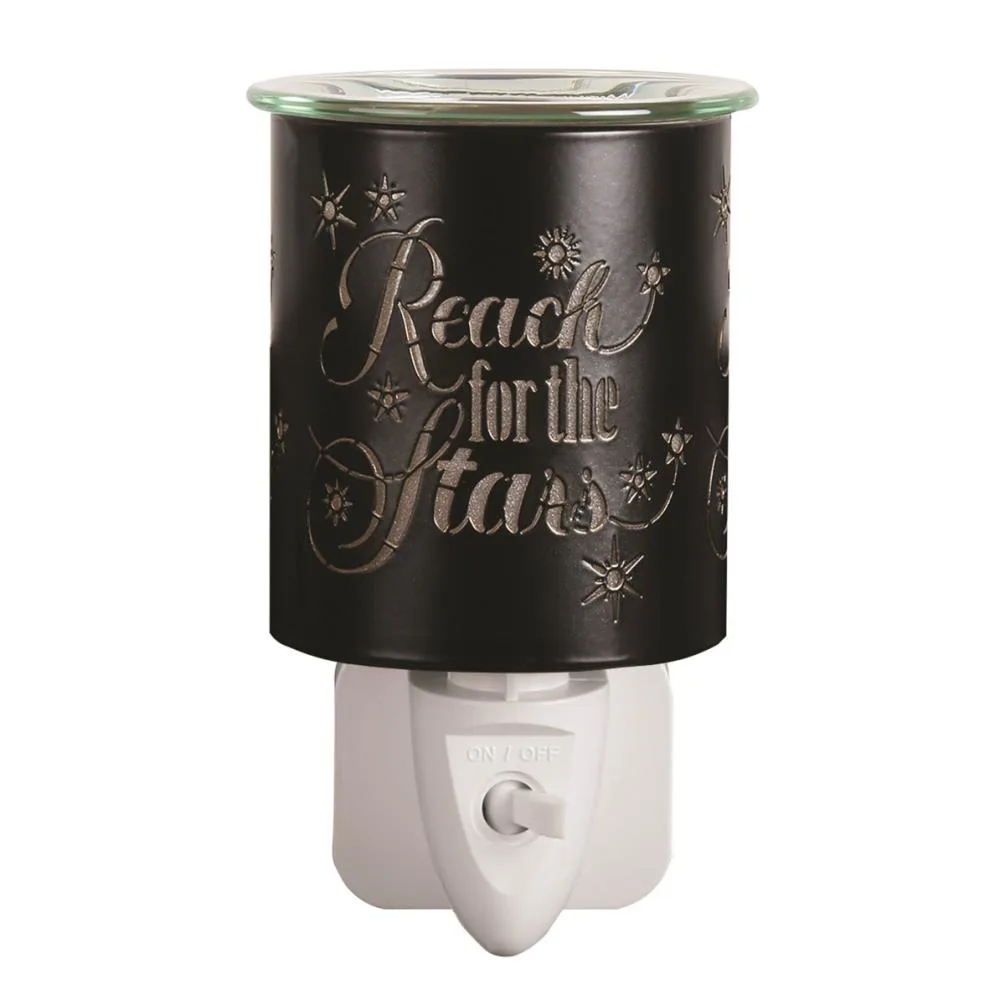 Aroma Black & Gold Reach for the Stars Plug In Wax Melt Warmer Extra Image 1