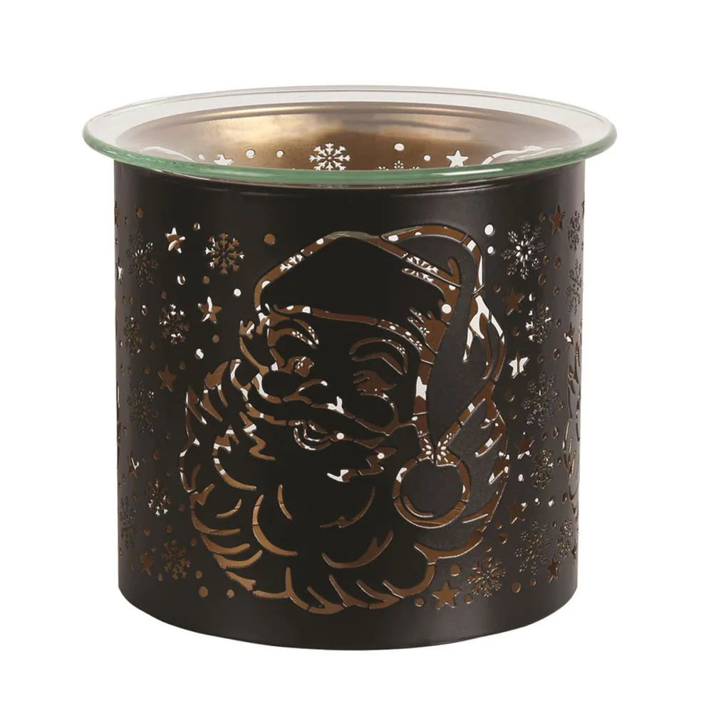 Aroma Black & Gold Santa Jar Sleeve & Wax Melt Warmer Extra Image 1