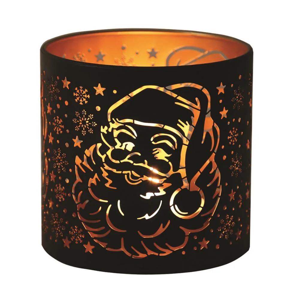 Aroma Black & Gold Santa Jar Sleeve & Wax Melt Warmer Extra Image 2