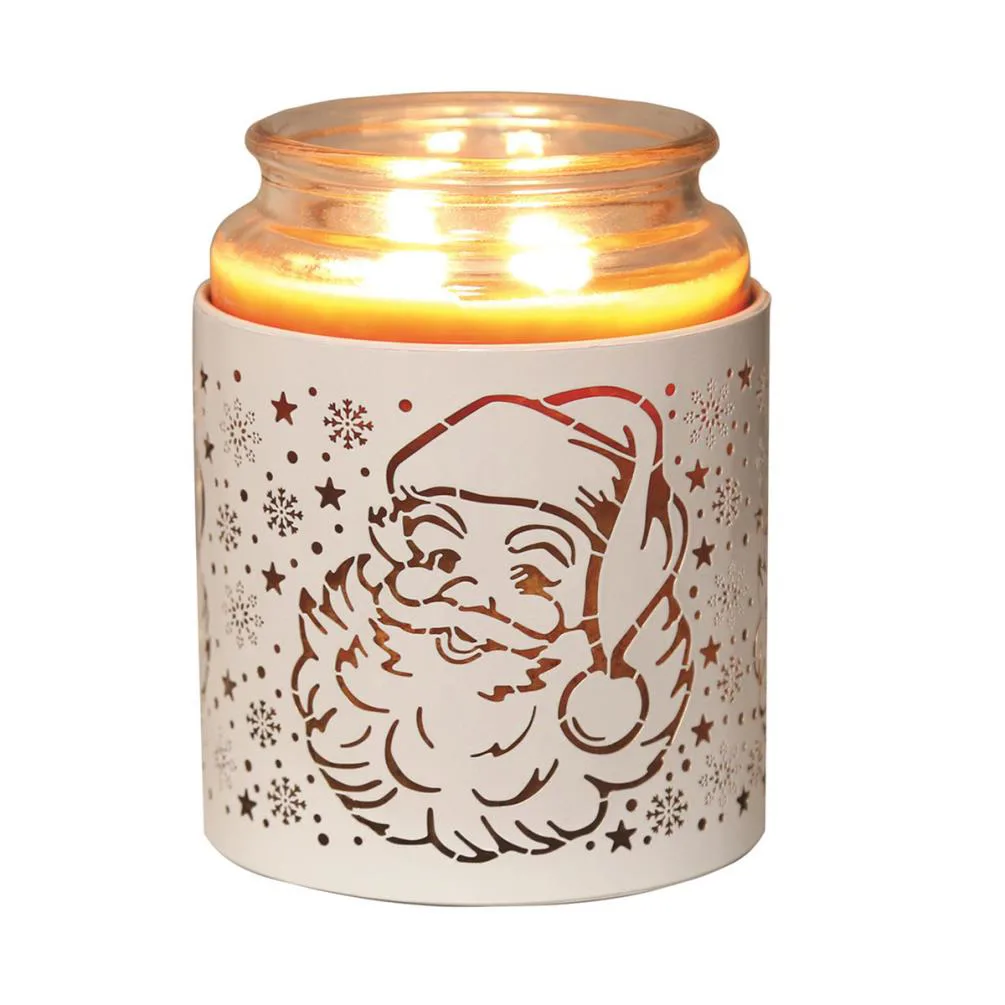 Aroma White & Gold Santa Jar Sleeve & Wax Melt Warmer Extra Image 3