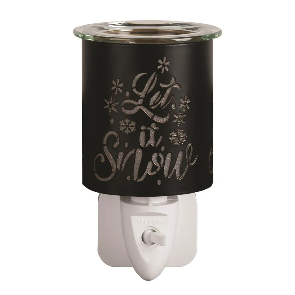 Aroma Black & Gold Let It Snow Plug In Wax Melt Warmer Extra Image 1