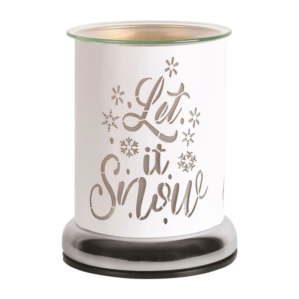 Aroma White Let It Snow Touch Electric Wax Melt Warmer Extra Image 1