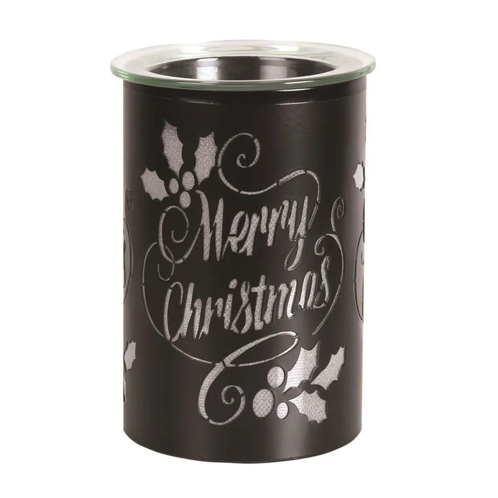 Aroma Black Merry Christmas Colour Changing Electric Wax Melt Warmer Extra Image 3