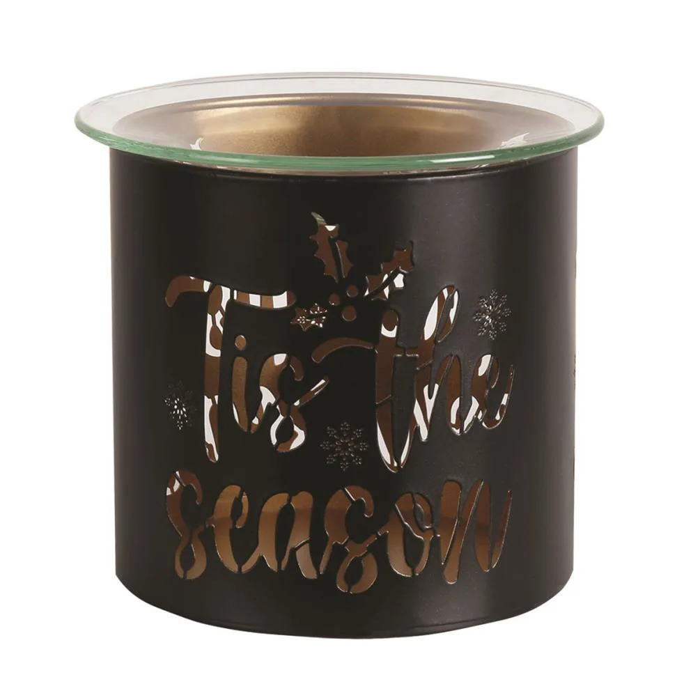 Aroma Black & Gold Tis the Season Jar Sleeve & Wax Melt Warmer Extra Image 1