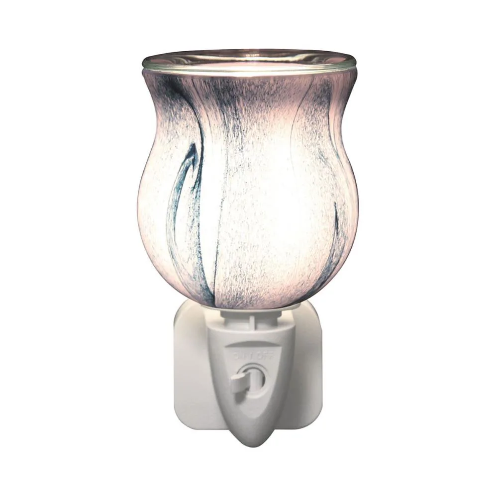 Aroma Teal Swirl Plug In Wax Melt Warmer Extra Image 1