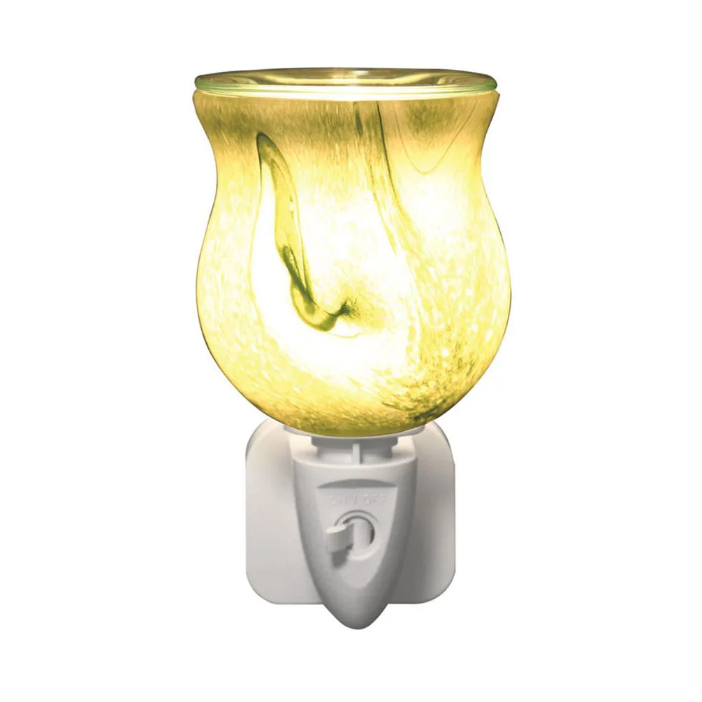Aroma Green Swirl Plug In Wax Melt Warmer Extra Image 1