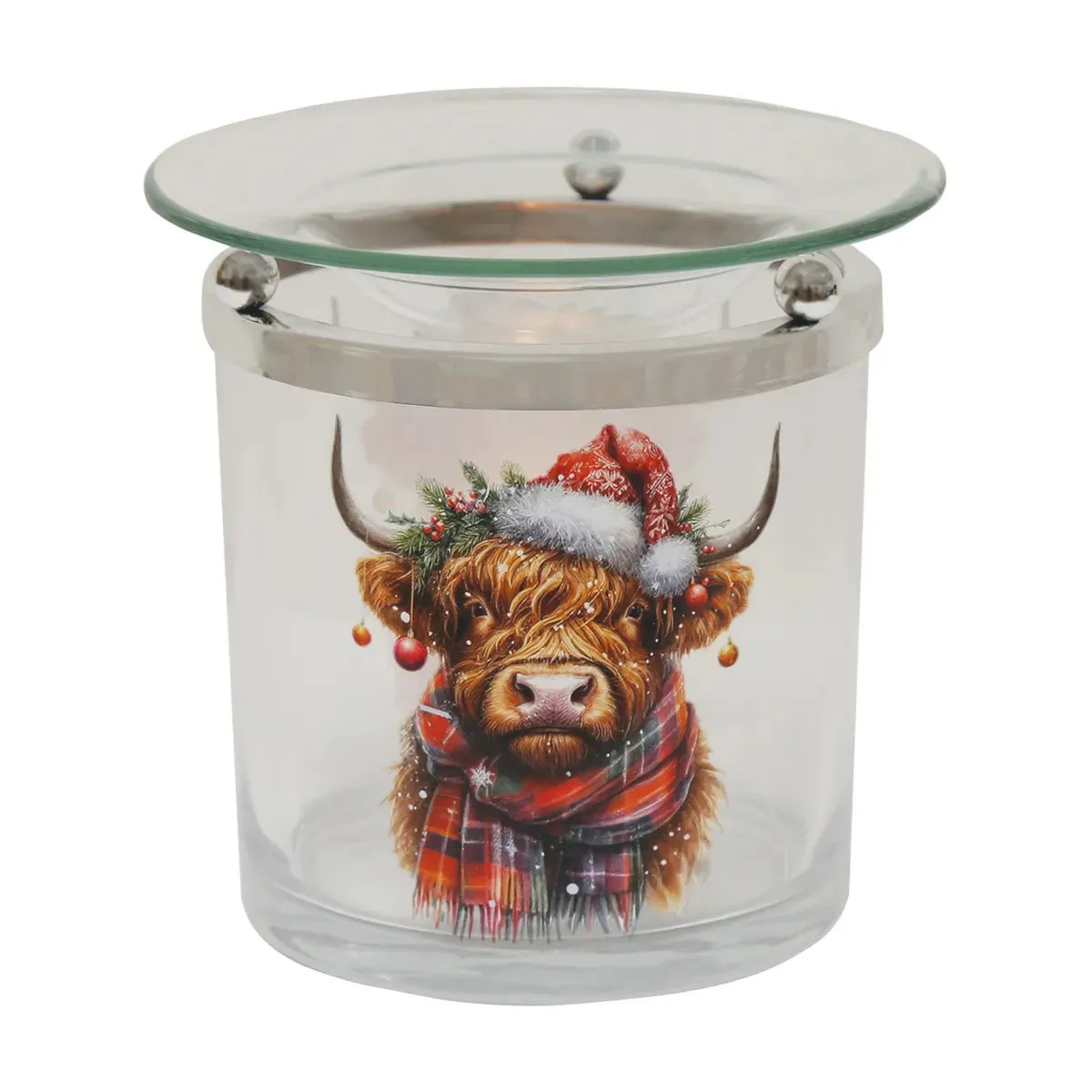 Aroma Christmas Highland Cow Wax Melt Warmer Extra Image 1