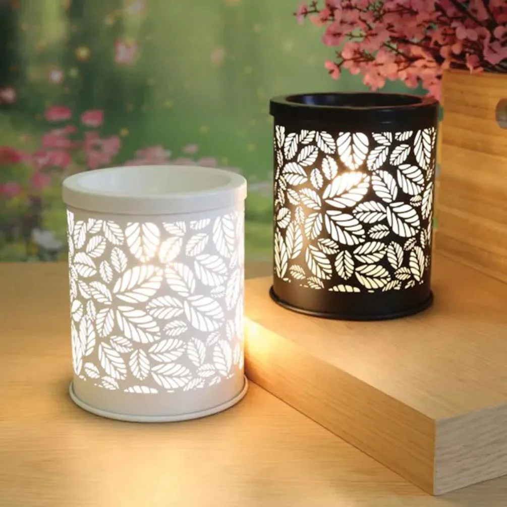 Aroma White Leaves Electric Wax Melt Warmer Extra Image 2