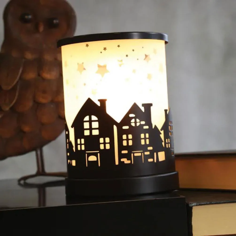 Aroma Black Starry Night Electric Wax Melt Warmer Extra Image 2