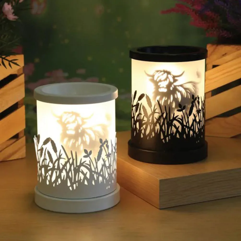Aroma White Highland Cow Electric Wax Melt Warmer Extra Image 2