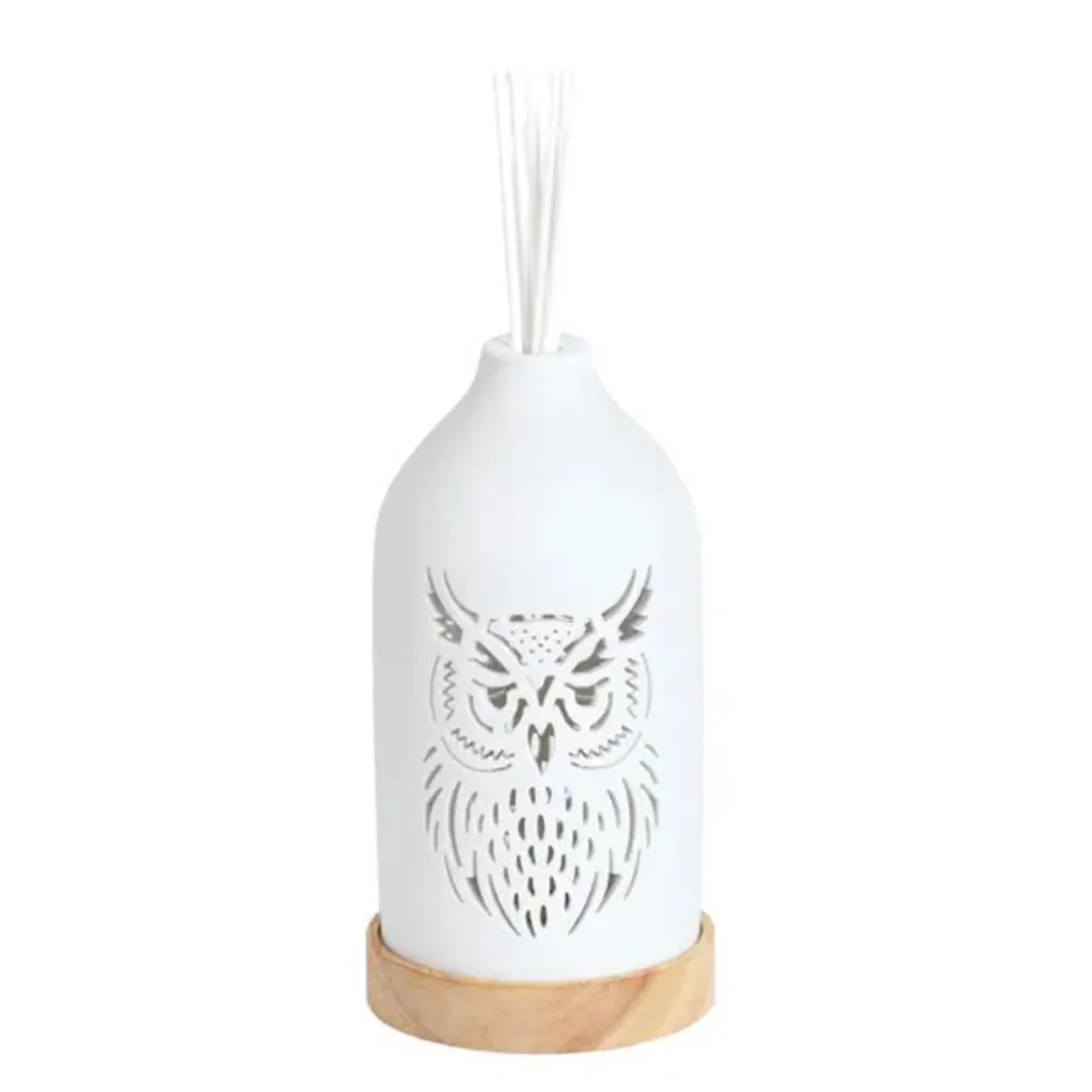 Woodbridge Owl LED Light up Reed Diffuser Extra Image 1
