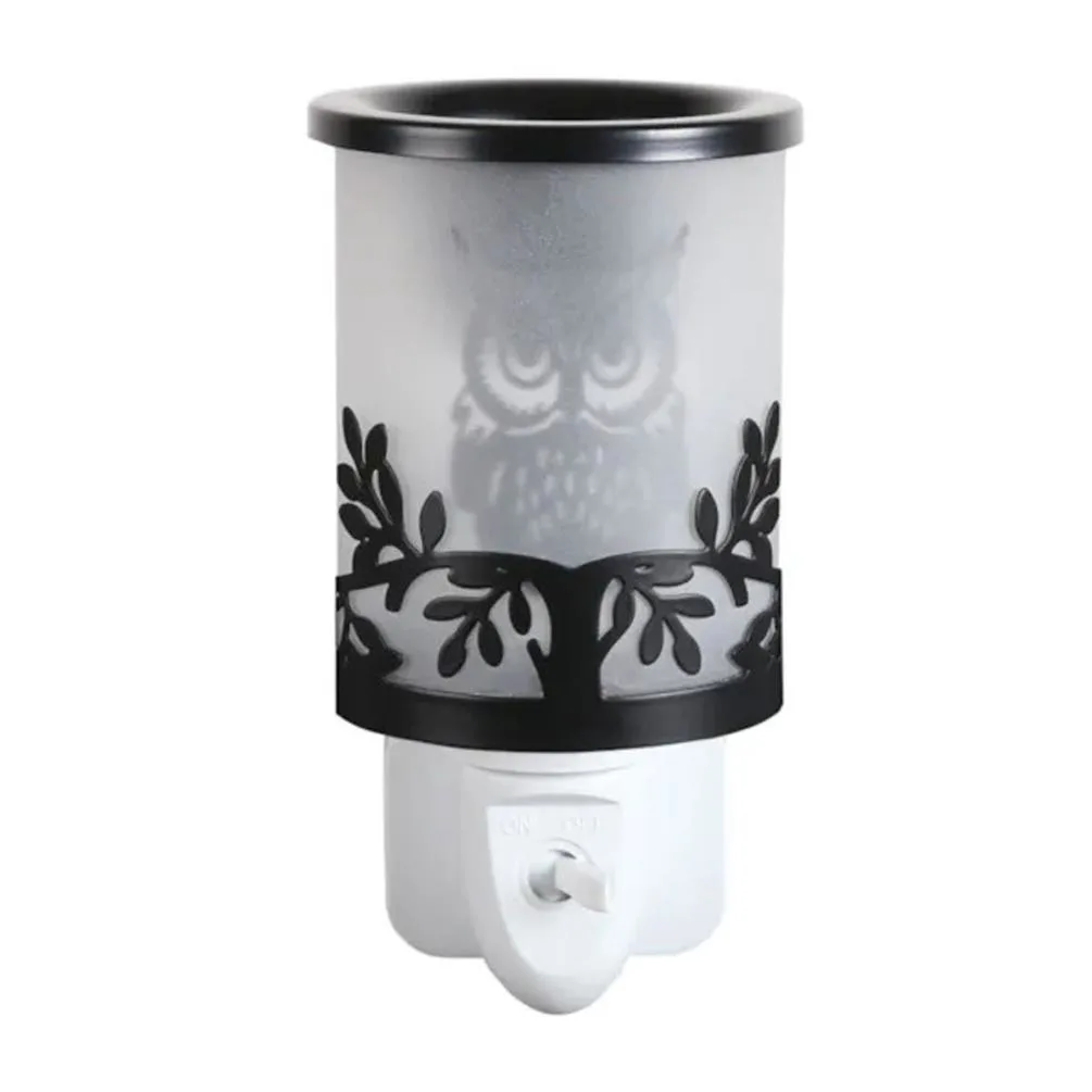 Aroma Black Owl Plug In Wax Melt Warmer Extra Image 1