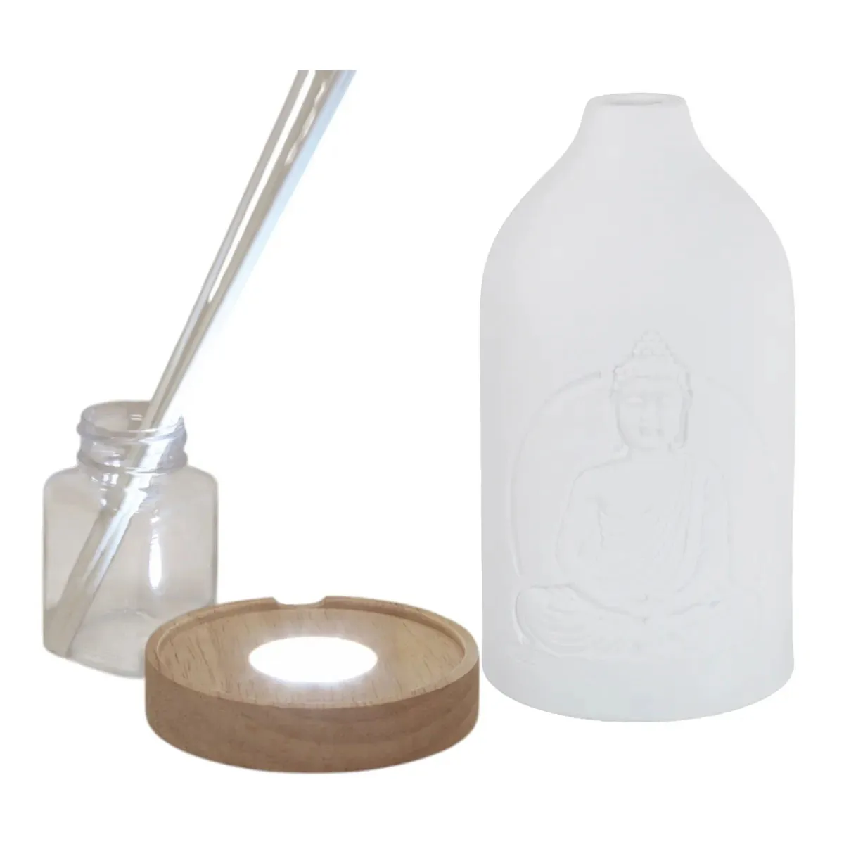 Woodbridge Buddha LED Light Up Reed Diffuser Extra Image 2