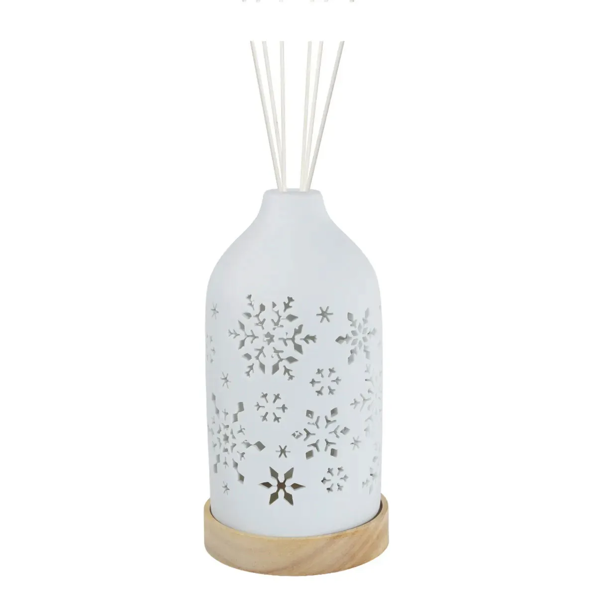 Woodbridge Snowflakes LED Light Up Reed Diffuser Extra Image 1