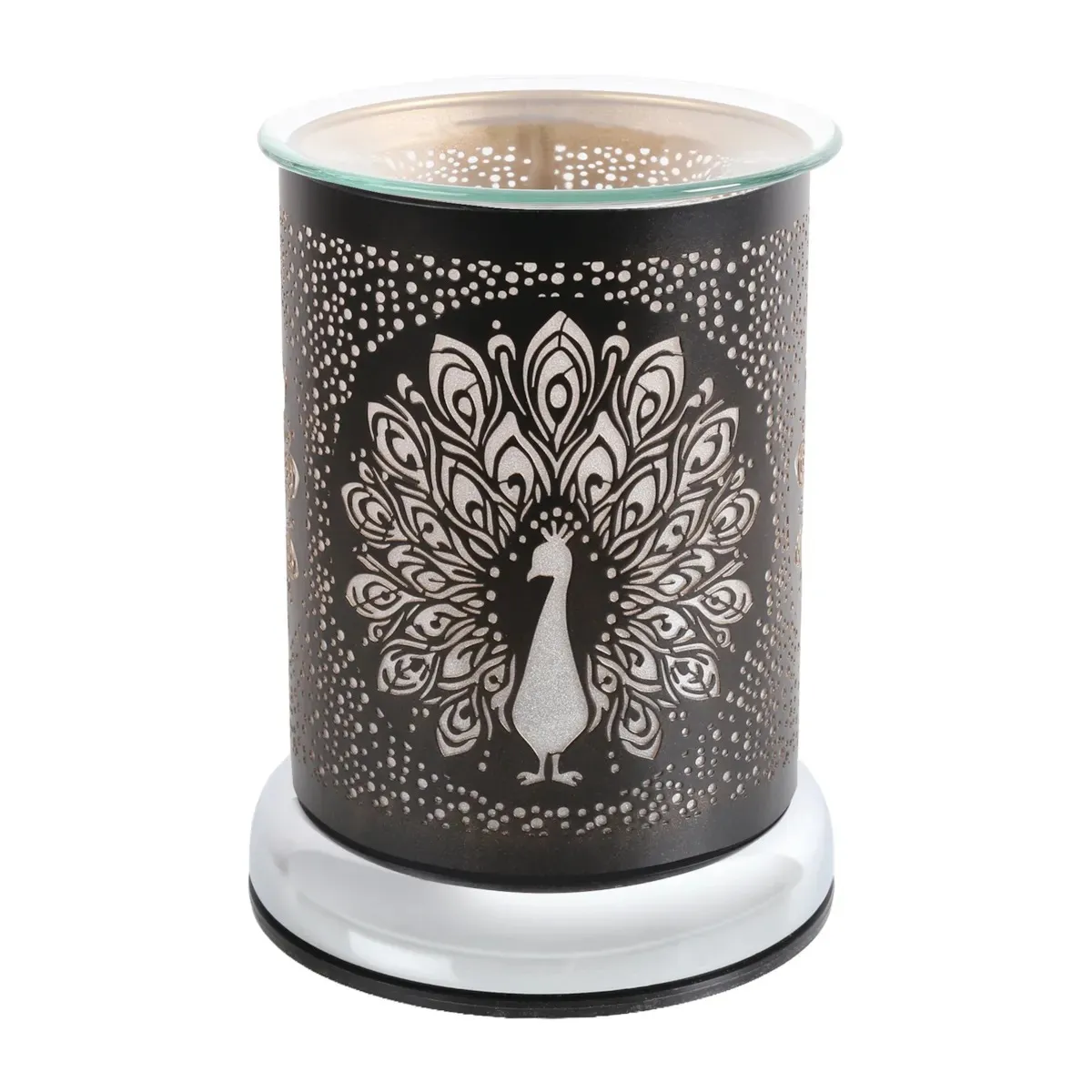 Aroma Black Peacock Electric Wax Melt Warmer Extra Image 1