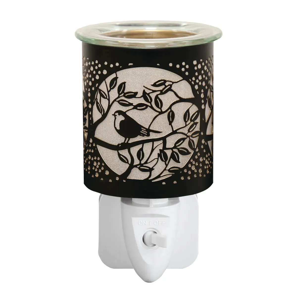 Aroma Black & Gold Bird Plug In Wax Melt Warmer Extra Image 1