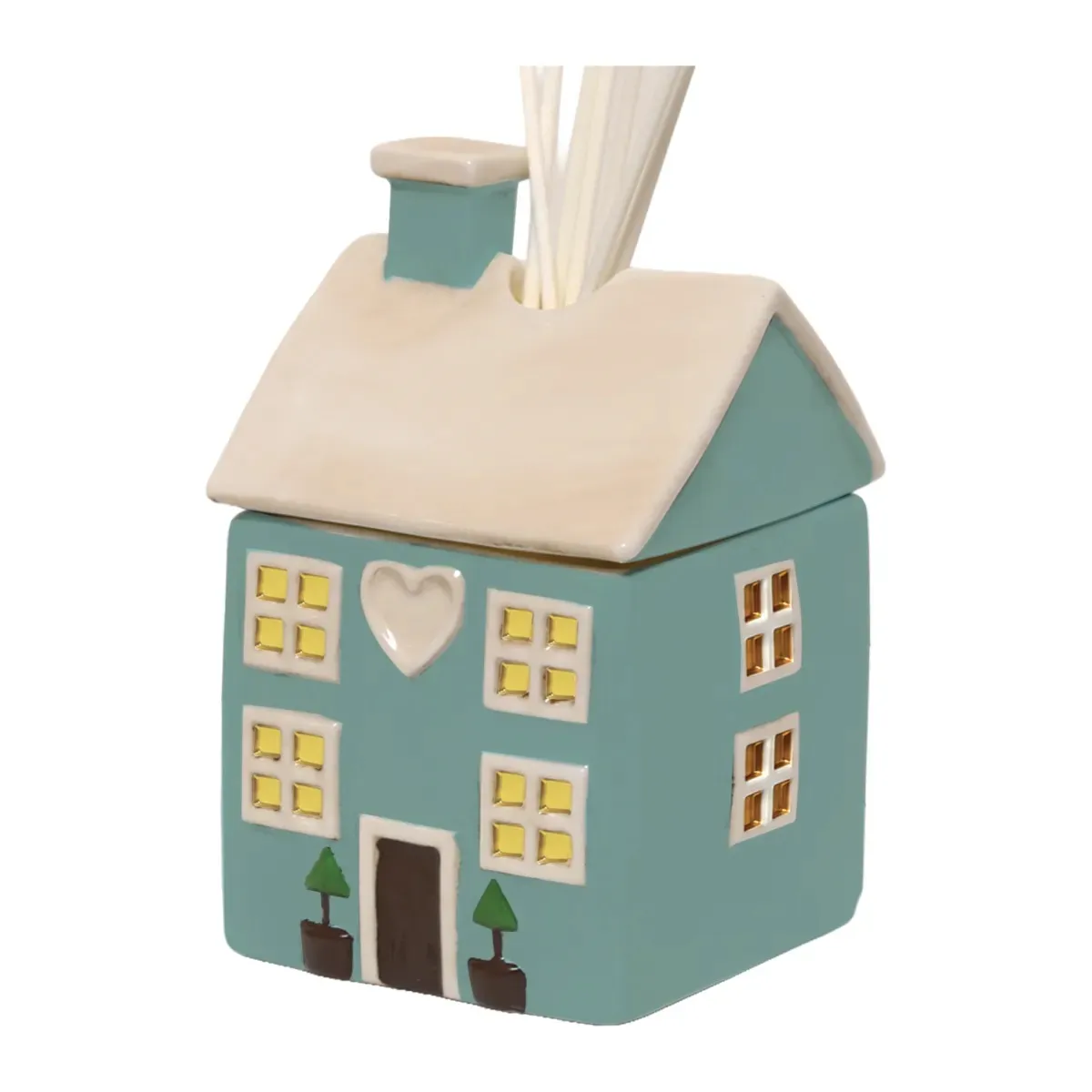 Woodbridge Blue Country Cottage LED Light up Reed Diffuser Extra Image 1