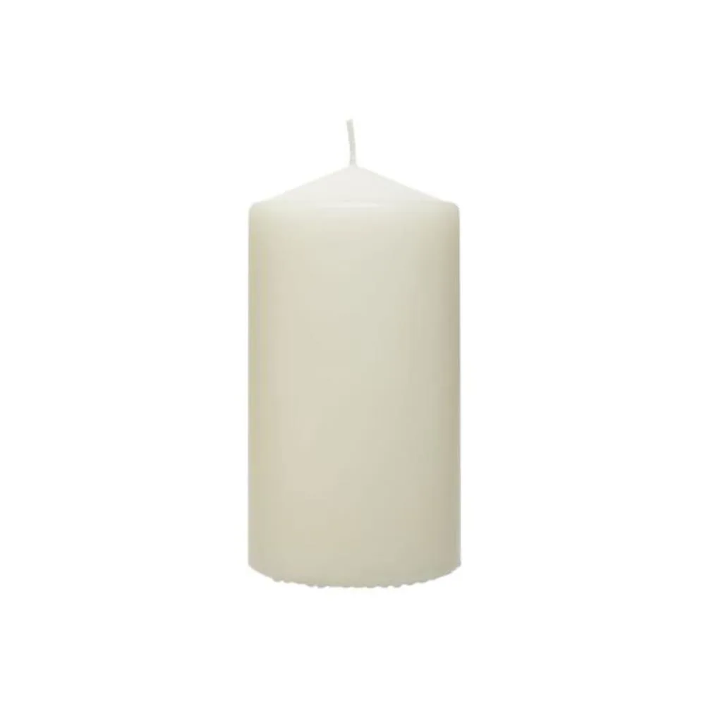 Price's Ivory Pillar Candle 15cm x 8cm Extra Image 1