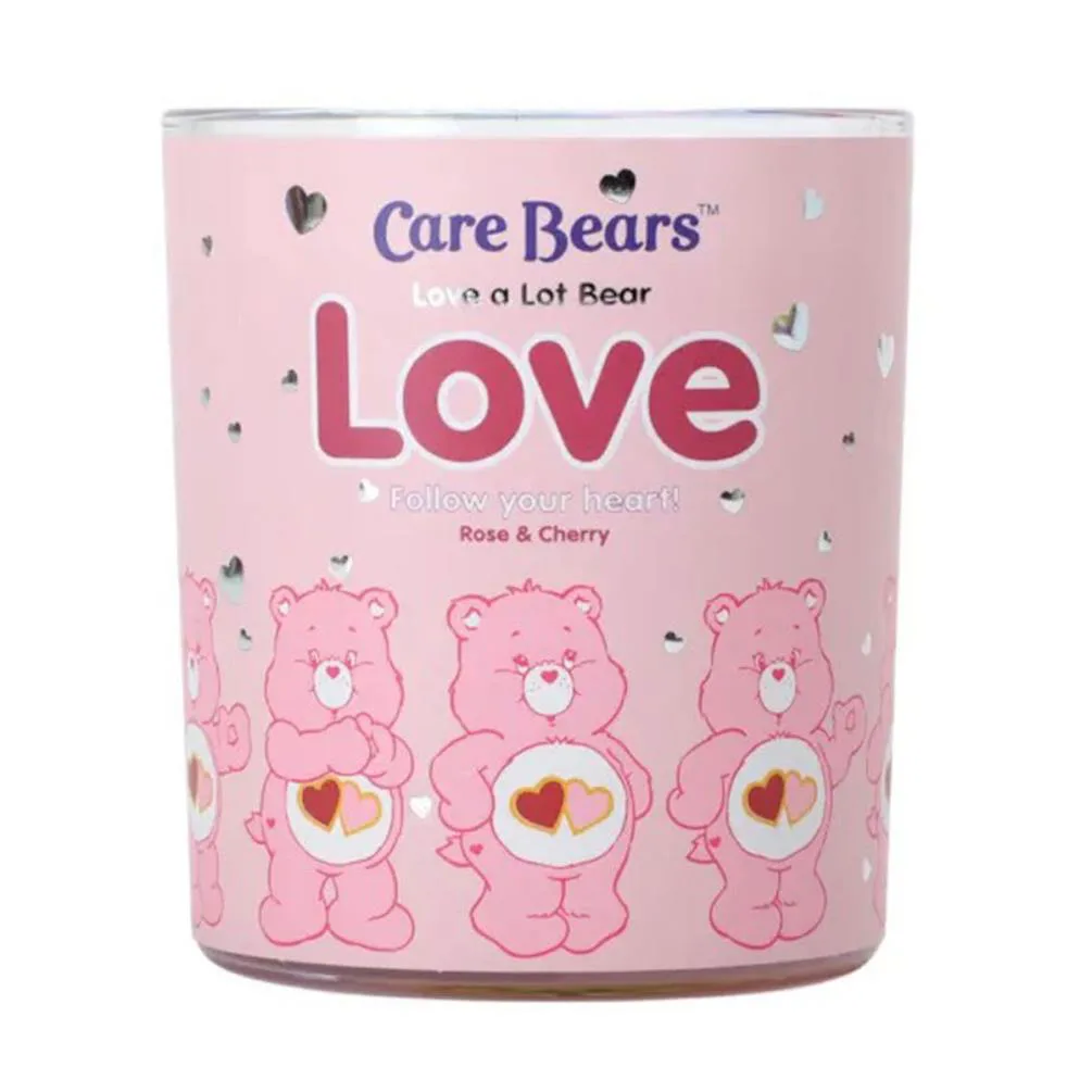 Care Bears Love Rose & Cherry Glass Candle Extra Image 1