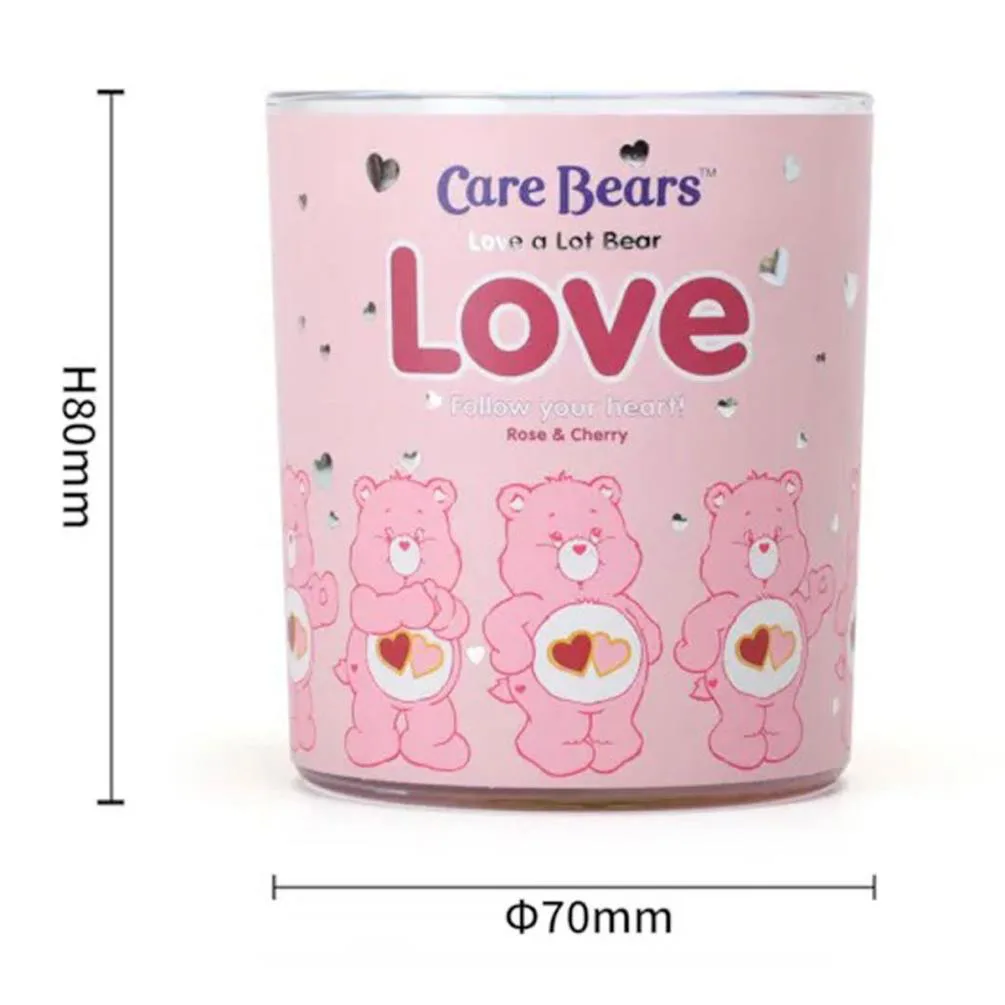 Care Bears Love Rose & Cherry Glass Candle Extra Image 3