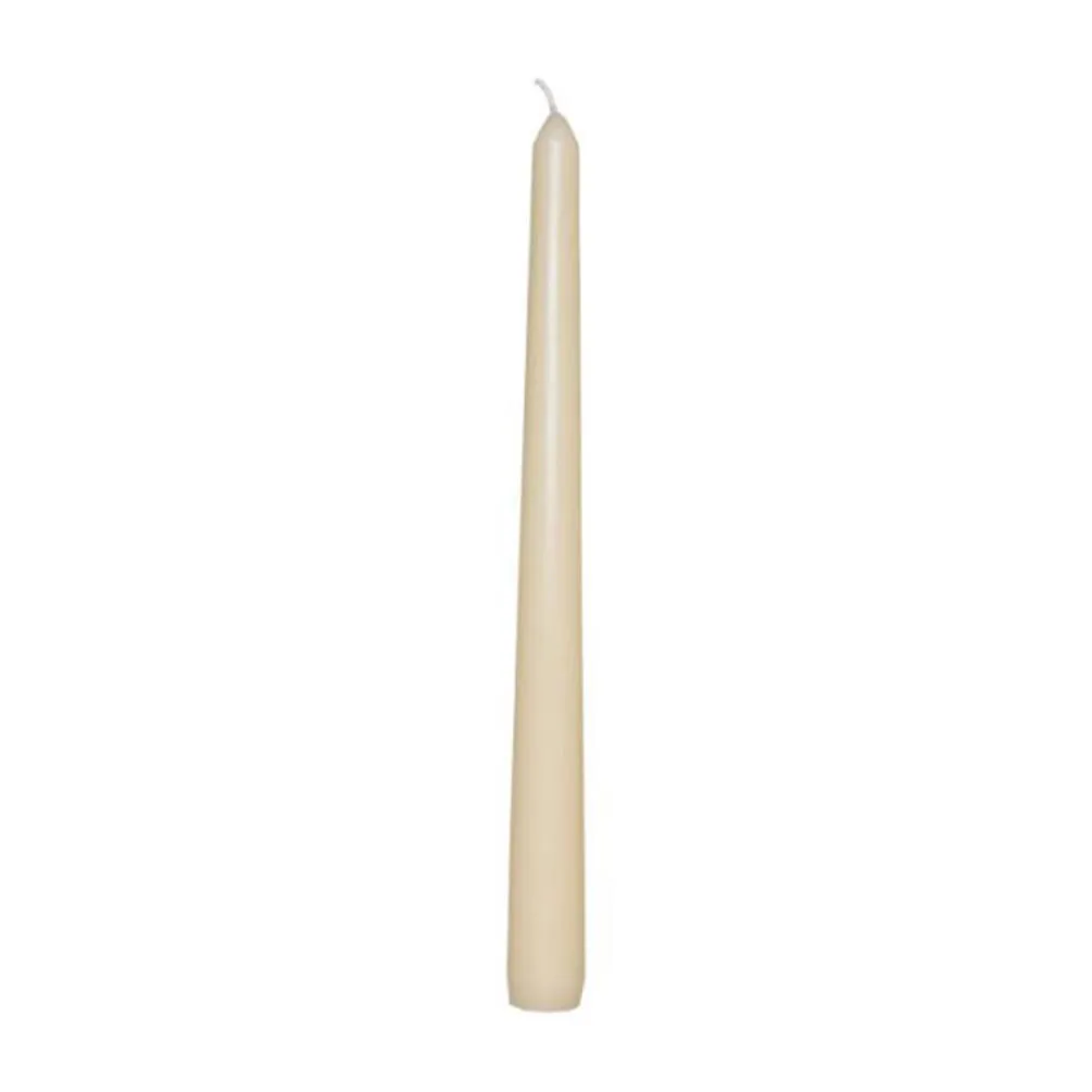 Price's Ivory Tapered Dinner Candles (Box of 10) Extra Image 1