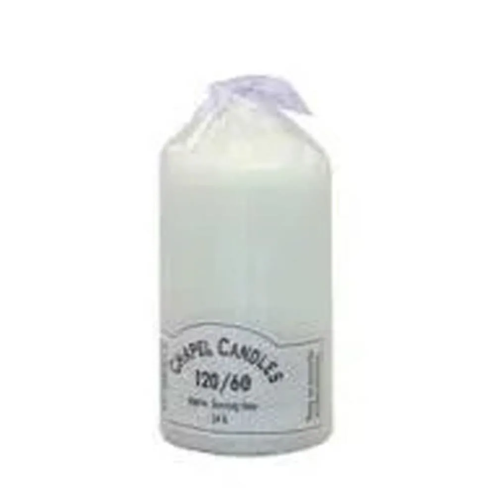 Chapel Candles Ivory Pillar Candle 12cm x 6cm Extra Image 1