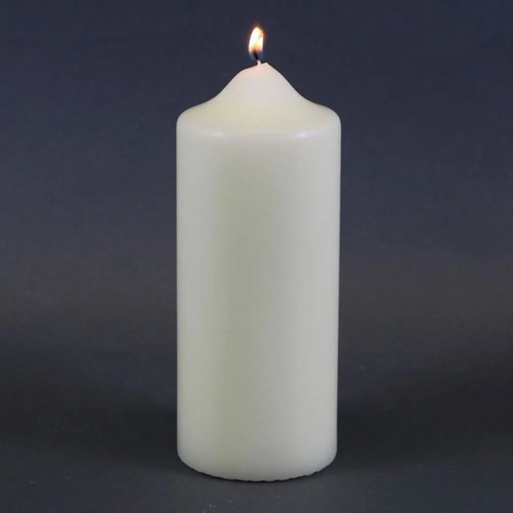 Chapel Candles Ivory Pillar Candle 17.5cm x 7cm Extra Image 1