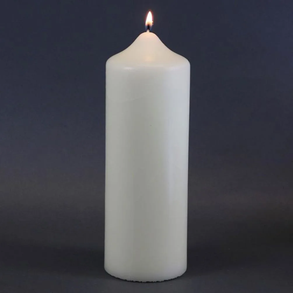 Chapel Candles Ivory Pillar Candle 23cm x 8cm Extra Image 1