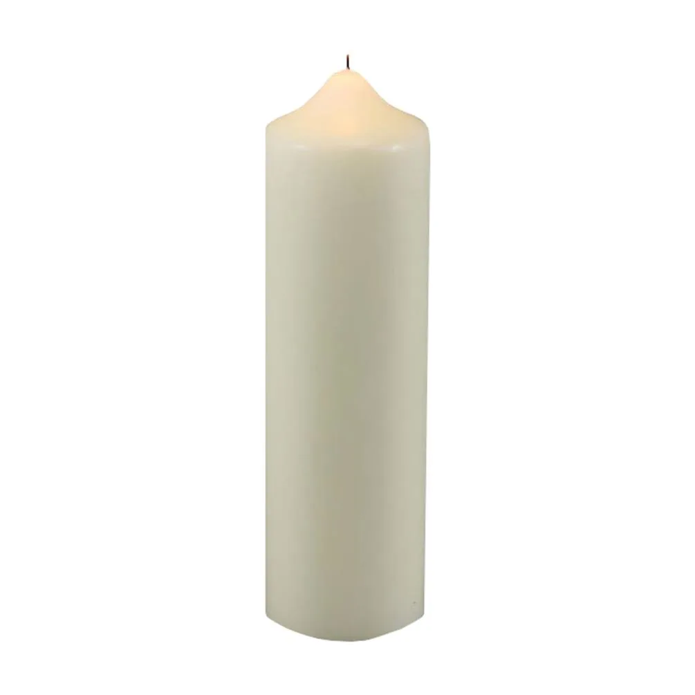 Chapel Candles Ivory Pillar Candle 27.5cm x 8cm Extra Image 1