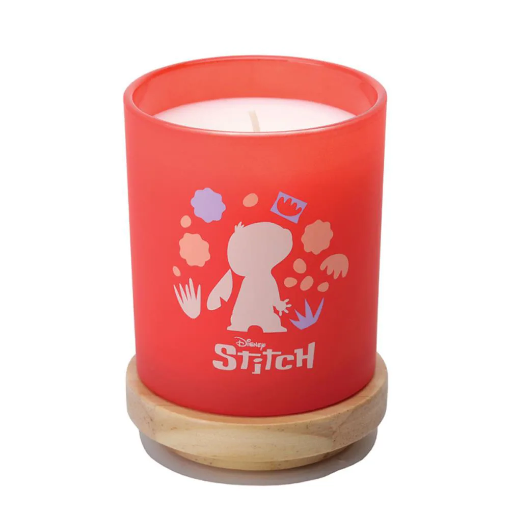 Disney Stitch Plumeria & Lychee Glass Candle Extra Image 1
