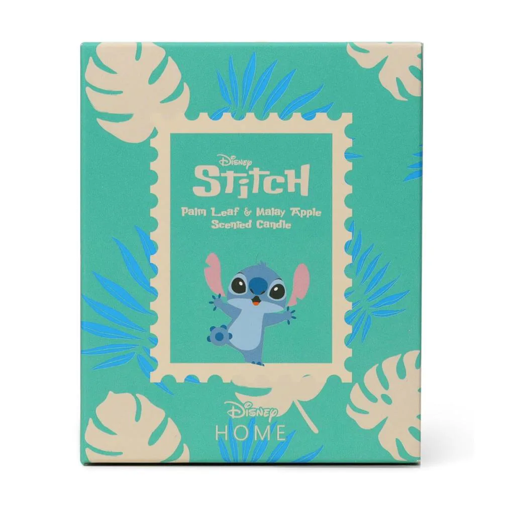 Disney Stitch Palm Leaf & Malay Apple Glass Candle Extra Image 3