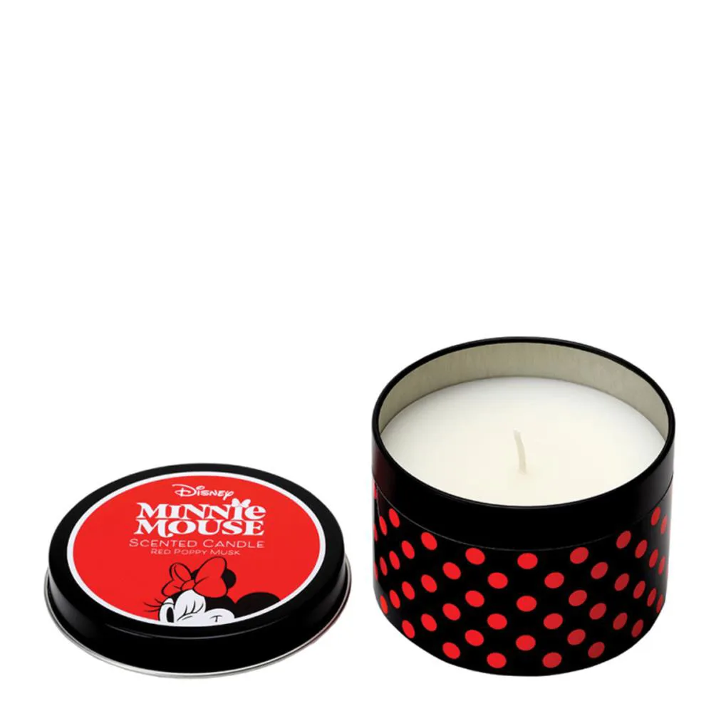Disney Minnie Mouse Red Poppy Musk Tin Candle Extra Image 2