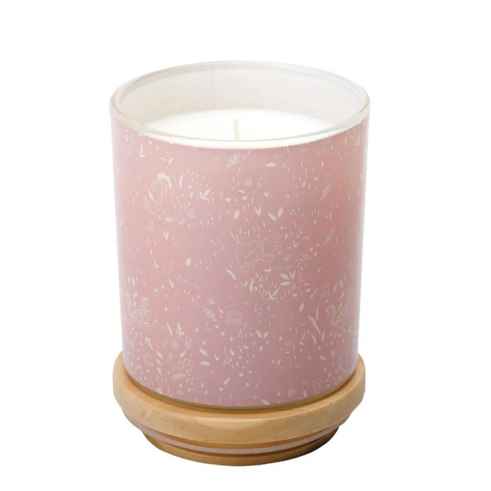 Winnie the Pooh Eeyore Piglet Spring Blossom & Acorn Glass Candle Extra Image 1