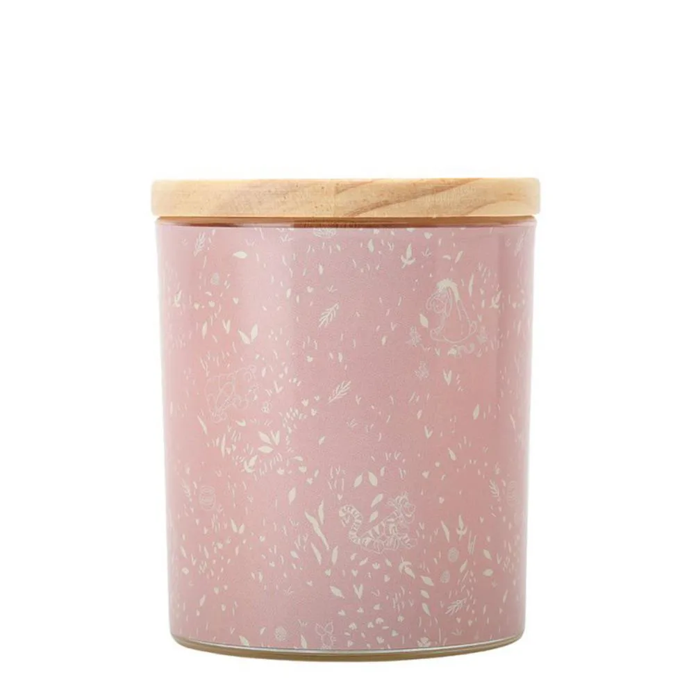 Winnie the Pooh Eeyore Piglet Spring Blossom & Acorn Glass Candle Extra Image 2