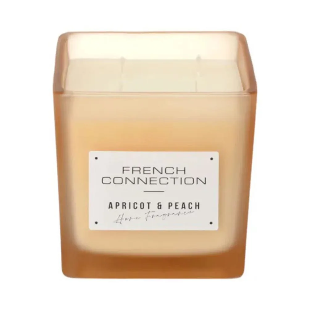 French Connection Apricot & Peach Large Jar Candle Extra Image 1