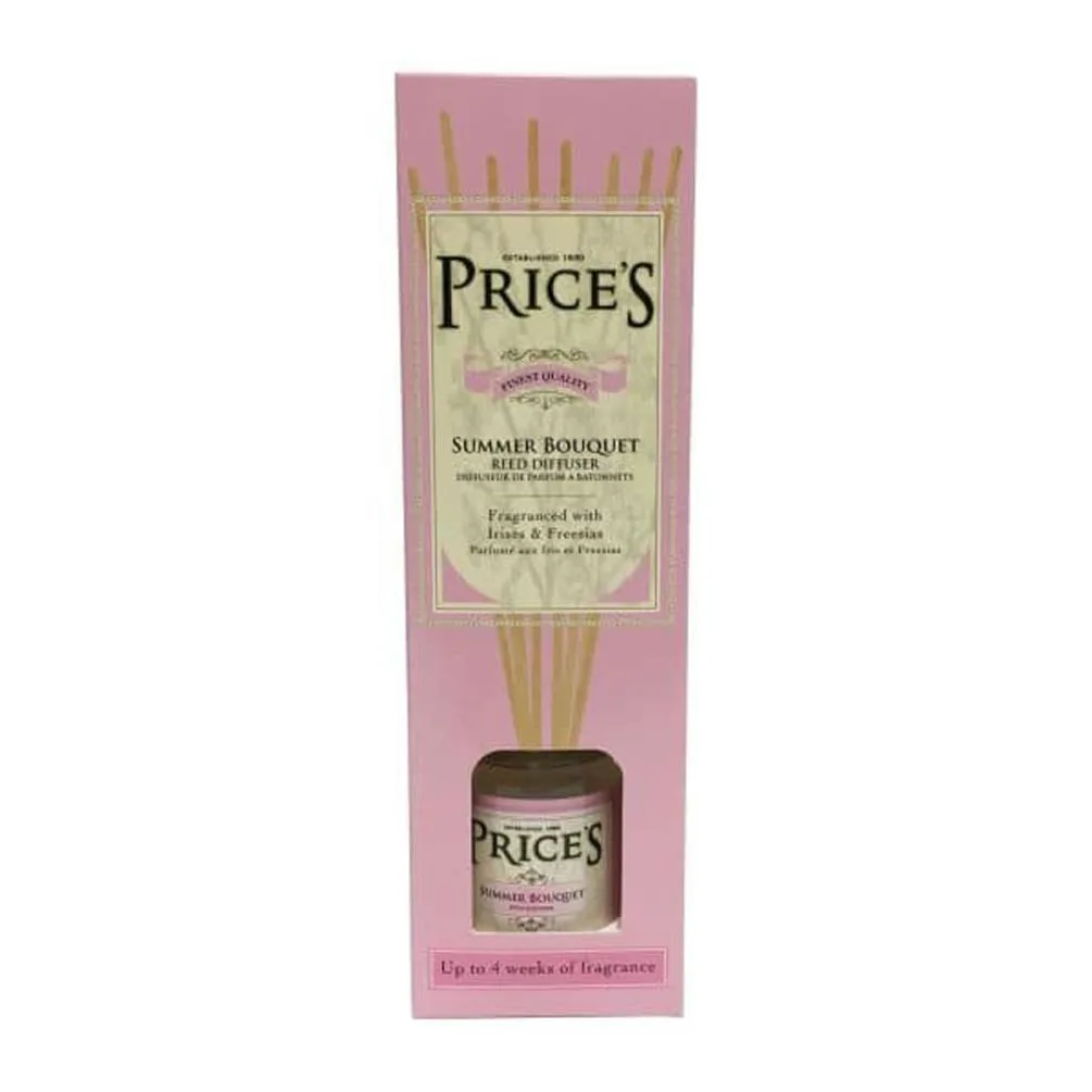 Price's Summer Bouquet Heritage Reed Diffuser Extra Image 1