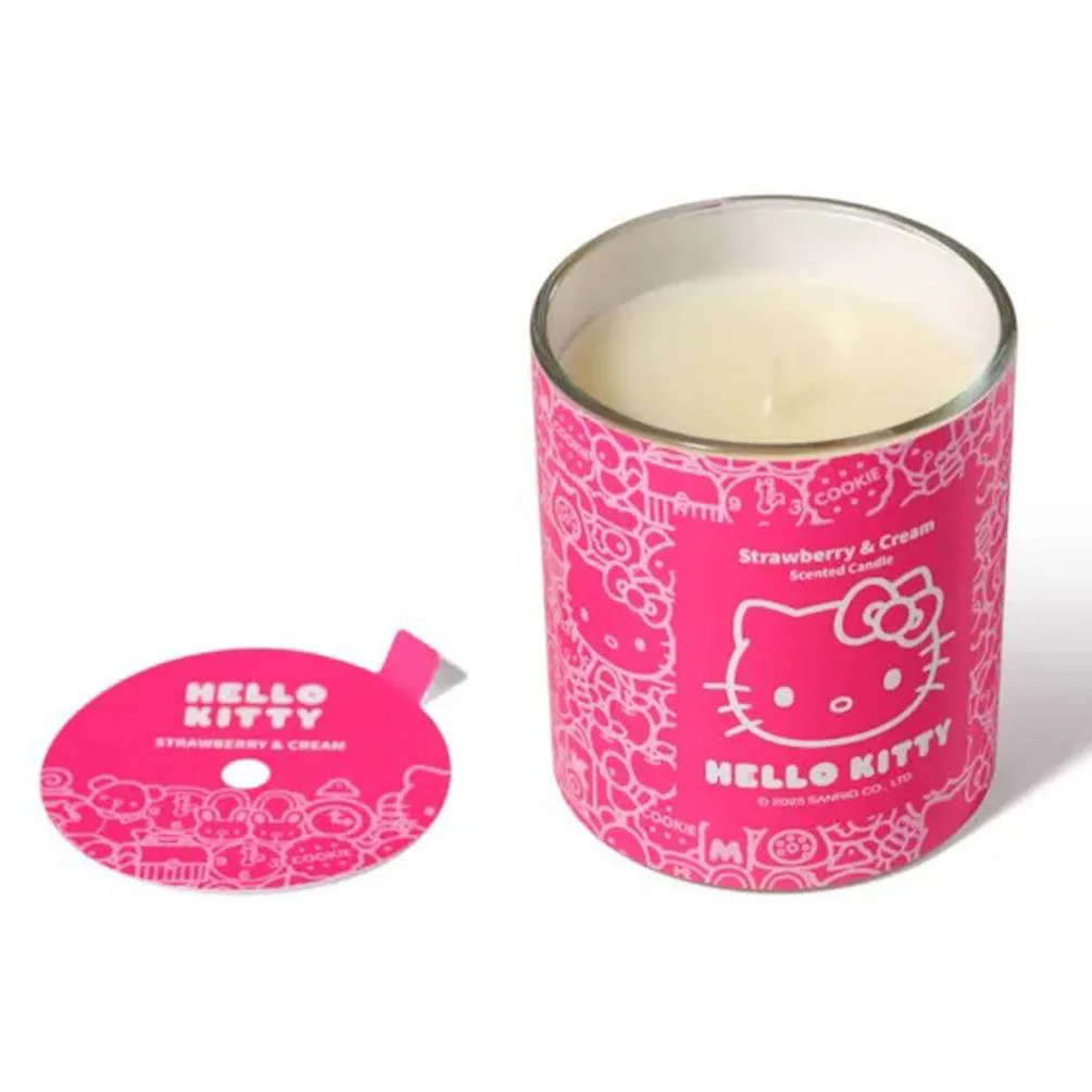 Hello Kitty Strawberry & Cream Candle Extra Image 2